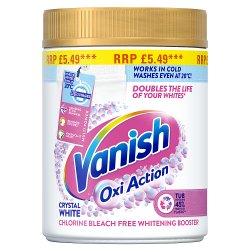 Vanish Whitening Booster and Stain Remover Powder White 6x470g