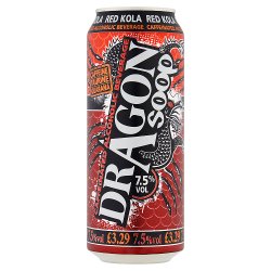Dragon Soop Caffeinated Alcoholic Beverage Red Kola 500ml