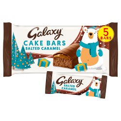 Galaxy Salted Caramel Cake Bar Multipack 5 x 26g, 130g