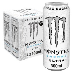 Monster Ultra Energy Drink 4 x 500ml £4.49, x 6