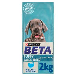 BETA Puppy Large Breed Turkey Dry Dog Food 2kg