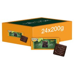 After Eight Orange Dark Mint Chocolate Carton Box 200g