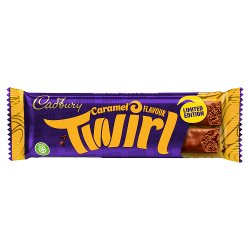 Cadbury Twirl Caramel Flavour Bar 43g