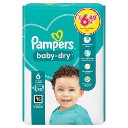 Pampers Baby-Dry Size 6, Nappies