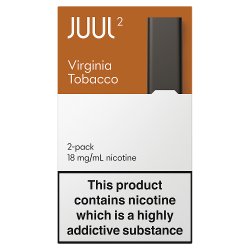 JUUL2 Pods Virginia Tobacco 2-pack 18 mg/mL nicotine