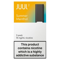 JUUL2 Pods Summer Menthol (Pack of 2) 18mg/ml Nicotine Content