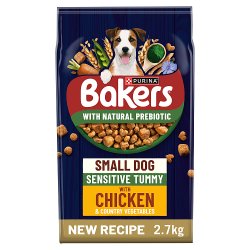 BAKERS Small Dog Sensitive Tummy Chicken Dry Dog Food 2.7kg