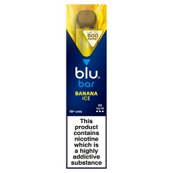 blu bar Banana Ice Disposable Vape 20mg/ml