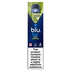blu bar 1000 Apple Disposable Vape 20mg/ml
