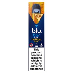 blu bar 1000 Tropical Mix Disposable Vape 20mg/ml