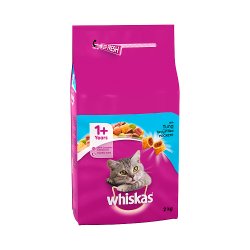 Whiskas Adult Complete Dry Cat Food Biscuits Tuna 2kg