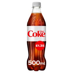 Diet Coke 500ml PM £1.35