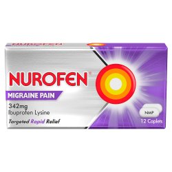 Nurofen Migraine Pain Caplets, Pack of 12