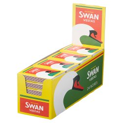 Swan The Original Vestas Matches 24 Boxes