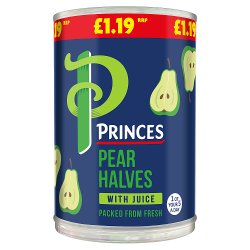 Princes Pear Halves with Juice 410g