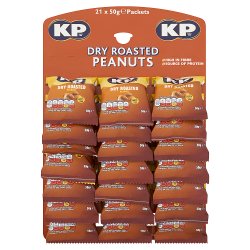 KP Dry Roasted Peanuts 50g (Pubcard)