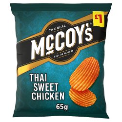 McCoy's Thai Sweet Chicken Sharing Crisps 65g, £1 PMP