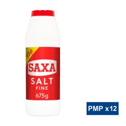 Saxa Fine Salt 675g 95p PMP