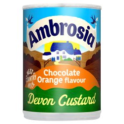 Ambrosia Chocolate Orange Flavour Devon Custard 400g