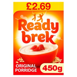 Ready Brek Smooth Porridge Oats 6 x 450g PMP £2.69