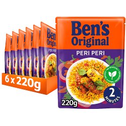 Bens Original Peri Peri Microwave Rice 220g