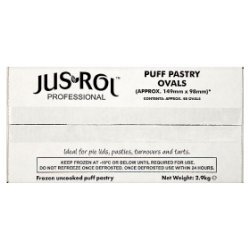 Jus-Rol Puff Pastry Ovals x48 2.9kg