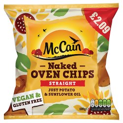 McCain Naked Oven Chips Straight 600g