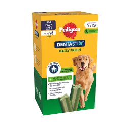 Pedigree Dentastix Fresh Adult Large Dog Treats 21 x Dental Sticks 810g