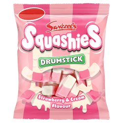 Swizzels Squashies Drumstick Strawberry & Cream Flavour 120g