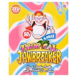 Zed Candy 6 Tropical Jawbreaker Balls 1188g