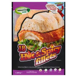 Meadow vale 18 Hot & Spicy Fillets 1.98kg