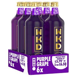 WKD Purple Grape Alcoholic Mix 6x 700ml
