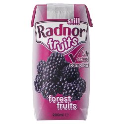 Radnor Fruits No Added Sugar Forest Fruits Juice Drink 200ml