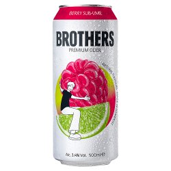 Brothers Premium Cider Berry Sub-Lime 500ml