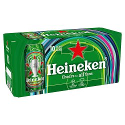 Heineken Premium Lager Beer Can 10x440ml 