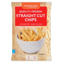 Essentially Catering Straight Cut Chips 2.27kg