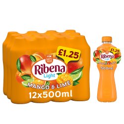 Ribena Mango and Lime Juice Drink No Added Sugar 500ml PMP £1.25