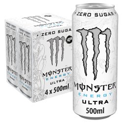 Monster Energy Drink Ultra 4 x 500ml PM £4.99