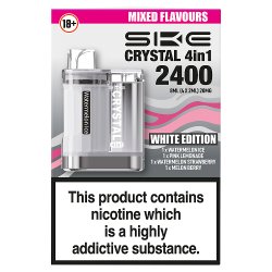 SKE Crystal 4in1 White Edition Mixed Flavours 4 x 2ml (20mg)