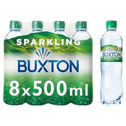Buxton Sparkling Natural Mineral Water 8x500ml