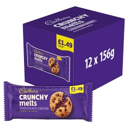 Cadbury Crunchy Melts Chocolate Chip Cookies £1.49 PMP 156g