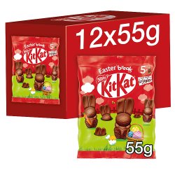Kit Kat Bunny Milk Chocolate Easter Figure Sharing Bag 55g