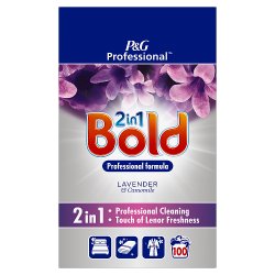 Bold 2in1 Professional Powder Detergent Lavender & Camomile 6.5kg 100 Washes