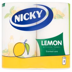 Nicky Lemon Kitchen Towel 2 Rolls