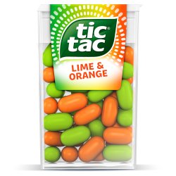 Tic Tac Lime & Orange Mint Sweets 18g