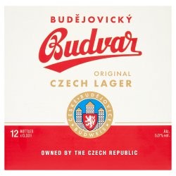Budějovický Budvar Original Czech Lager 12 x 330ml