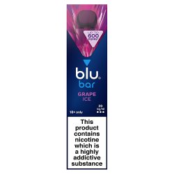 blu bar Grape Ice Disposable Vape 20mg/ml