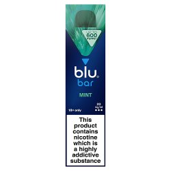 blu bar Mint Disposable Vape 20mg/ml