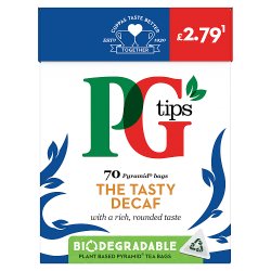 PG Tips The Tasty Decaf 70 Pyramid Bags 203g