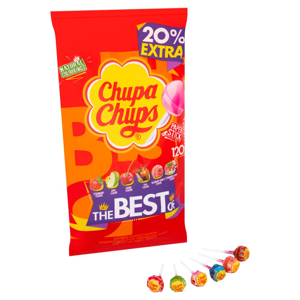 Chupa Chups The Best of 120 Lollipops 1440g | Best-one